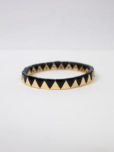Thin Gold/Black Bracelet